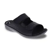 Revere Durban Slide Sandal - Oiled Black