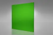 Green Transparent Acrylic Plexiglass sheet 1/4" x 12" x 12" (#2092)