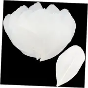 100pcs Feathers 2-3 Inches Small Feathers for Wedding Crafts Party White