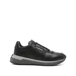 [Ferragamo] Ferragamo Leather Sneakers 11 US BLACK