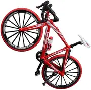 ERINGOGO Miniature Figurines Mini Finger Bicycles Minibike Mini Bike Miniatures Motorcycle Bike Bikes Bicicleta para Niños Bike for Bike Model Toys Figurine Decor Ornaments Riding Child