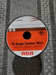 RCA AH16100SN 100 Ft. 16-Gauge Speaker Wire, New!