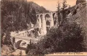 Postcard RPPC Pont Ste Marie Route De Chamonix Franch Aps Road Chamonix