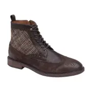 Johnston & Murphy J&M 1850 Brewer Wingtip Boots Leather Size 9.5
