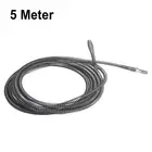 Effective Pipe Dredging with 5M Electric Drill Spring Drain Cleaner Set