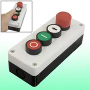 NC Emergency Stop Momentary Red N/O Green White Sign Pushbutton Switch