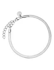 [Rosefield] Snake Silver-Tone Bracelet in Silver