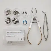 Dental Matrix Bands Ring Sectional Matrice Clamp Placement Plier Fit Garrison