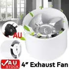4" Inch Silent Extractor Fan Duct Hydroponic Inline Exhaust Vent Industrial