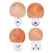 Mini Cute Hand Carved Natural Crystal Himalayan Salt Night Light Wall Lamp Gift 7184 EU PLUG