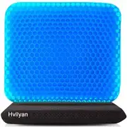 Gel Seat Cushion for Long Sitting (Thick & Extra Large), Gel Cushion for Whee...