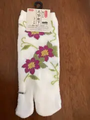 Japanese Short Women’s Daiso Flip flop Socks Tabi Toe size 6-8 found@Japan