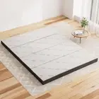 Queen Memory Foam Mattress Topper Bamboo Foldable Folding Bed Mattresses Topper