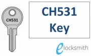CH531 Key Fits Tool Box, Paddle, Whale Tail Lock, Caravan storage + others