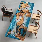 Cedar Epoxy Resin Table | Custom River Dining Table | Walnut Wood Coffee Table