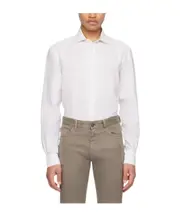 Oasi striped linen shirt S,XS White