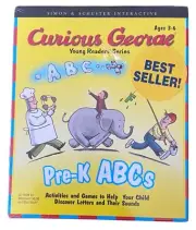 Curious George Young Readers Series Pre-K ABCs Interactive CD-Rom Brand NEW