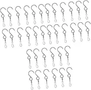 STOBAZA 3sets Stainless Steel Wind-Rotating Display Hangers s Hooks 360° Rotation Perfect for Billboard Solar Lights 16pc*3