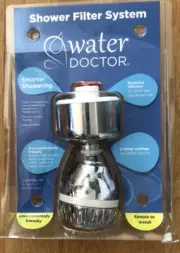 WD-1000 Water Doctor Shower Filter System Reduce Chlorine Save Money 2 Settings