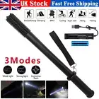 Super Bright Baseball LED Flashlight Police Security Torch Baton Rechargeable