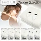 Laura Hill Electric Blanket Queen Fleecy Fully Fitted Heated Underlay Washable