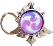 [HAMISH] Game Genshin Impact Merch Mondstadt Vision Keychain Mondstadt Pyro Hydro Cryo Anemo Dendro Geo Electro Vision Key Ring Game Accessories Props Pendant Ornaments