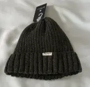 Ben Sherman Beanie Mens Gray Sherpa Fleece Lined