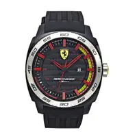 在飛比找momo購物網優惠-【FERRARI】狂速賽車大鏡面時尚腕錶(46mm/0830