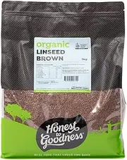 Honest to Goodness Organic Brown Linseed, 5 kg