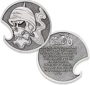 Motorcycle Creed Challenge Coin - Motorcycle Military Coin Bottle Opener