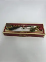 SPODE Christmas Tree Cake Slice Pie 10.5" Server Festive Holiday NIB