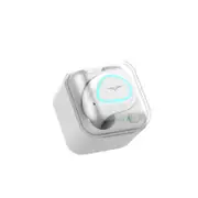 M19 Single Earphone Wireless bluetooth Earphones Bass Handsfree Headphone With Charging Box WHITE COLOR