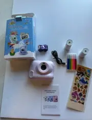 NIB Gofunly Happy Day Kids Camera DIY Instant Digital Camera Lavender Color