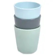 Tiny Twinkle - Tableware 3 Pack Cup Set - Sage, Charcoal, IceBlue