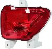 Rear Bumper Fog Light Warming Signal Reflector Brake Lamp Cover No Bulb for Toyota for RAV4 2005 2006-2012 Rear Lights(1PC Right)