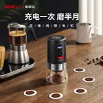 【台灣精品】德國進口施美樂磨豆機 電動咖啡豆研磨機咖啡磨豆器家用小型咖啡機