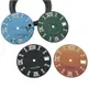 28.5 毫米手錶錶盤水鑽鑲嵌刻字刻度手錶配件適用於 NH35A/4R35/NH34/NH36 機芯
