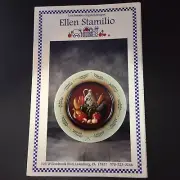 Touchstones Ellen Stamilio Tole Pattern Vegetable Plate Oil Based Antiquing