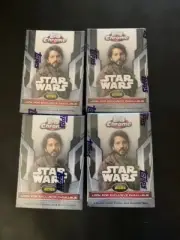 4x 2023 Topps Chrome STAR WARS Blaster Boxes w/ Retail Box Exclusive Refractor