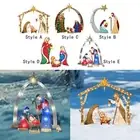 Nativity Sets for Christmas Light up Glowing Nativity Figurines Decorations