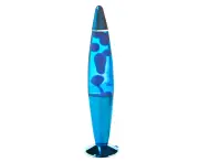Metallic Peace Motion Lamp - Blue
