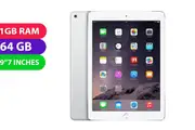 Apple iPad AIR CELLULAR (64GB, Silver) - Used (Excellent)