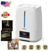 6L Ultrasonic Humidifier with Aroma & Night Light for Comfort in Large Rooms