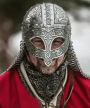 Medieval Steel Chainmail Helmet, Medieval Viking Warrior , Battle Warrior Helmet