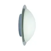 Round Stainless Twist Lock Bulkhead E27 in Silver Superlux Lighting - SB1550