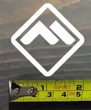Powder Mountain Sticker Decal 2" Ski Snowboard Resort Utah Alta Solitude White
