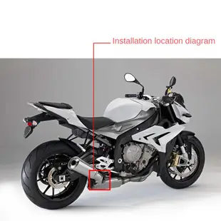 BMW 1 PCS 摩托車排氣中鏈罩護罩防燙殼碳纖維摩托車配件適用於寶馬 S1000RR R1200GS S1000R
