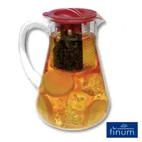 在飛比找momo購物網優惠-【Finum】冷泡控制壺1800ml(紅)