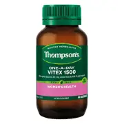 Thompson's One-A-Day Vitex 1500 Women's Health Capsules 60 Capsule