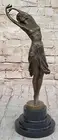 Handcrafted Detailed Musuem Quality Classic Dancer by Colinet Bronze Statue